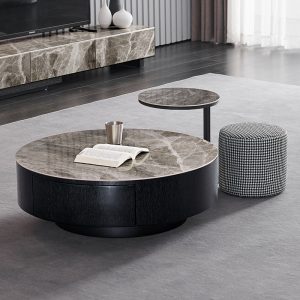 Round Concrete Coffee Table