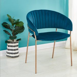 Soft Velvet Tufted Dining Chair