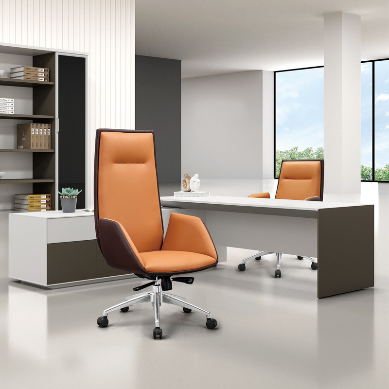 Mulie Genuine Leather Office Chair