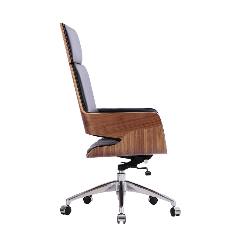 Lorio Modern Black Leather Office Chair